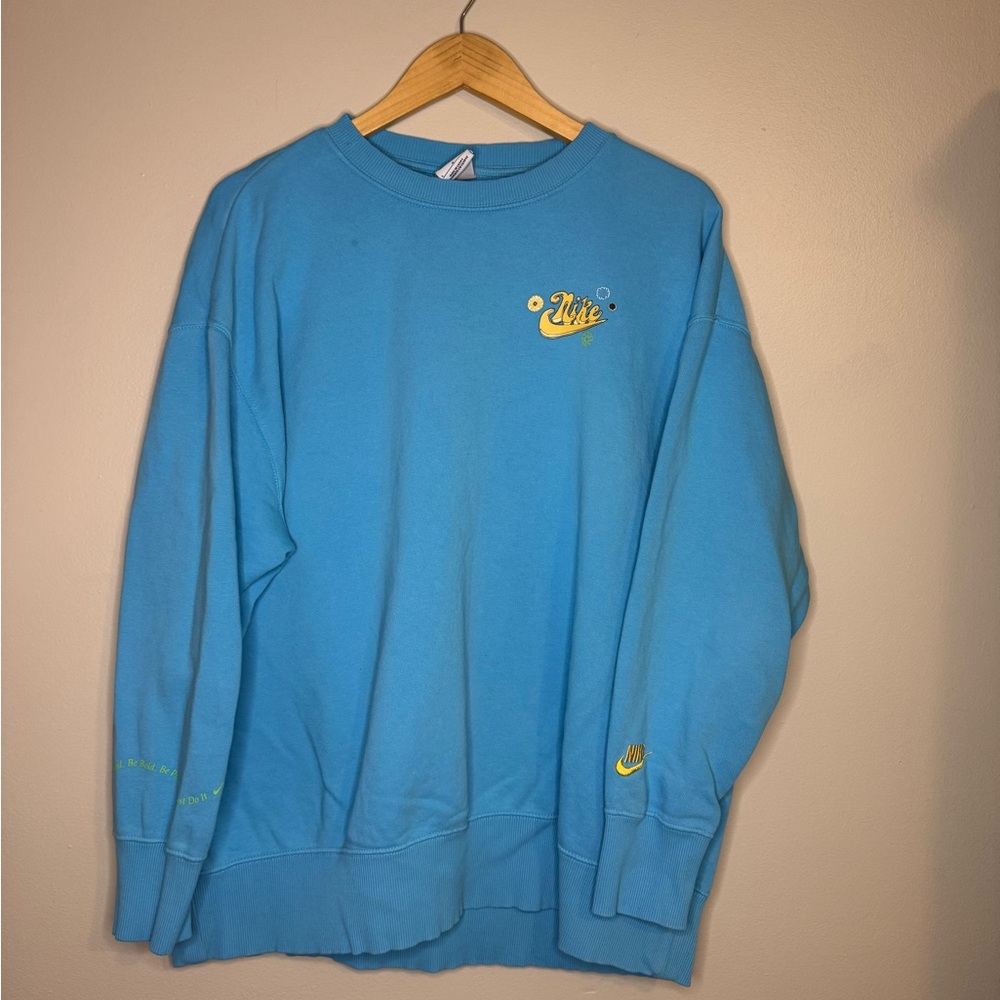 Nike Be Kind To Your‎ Mind Graphic Crewneck Sweatshirt Size L